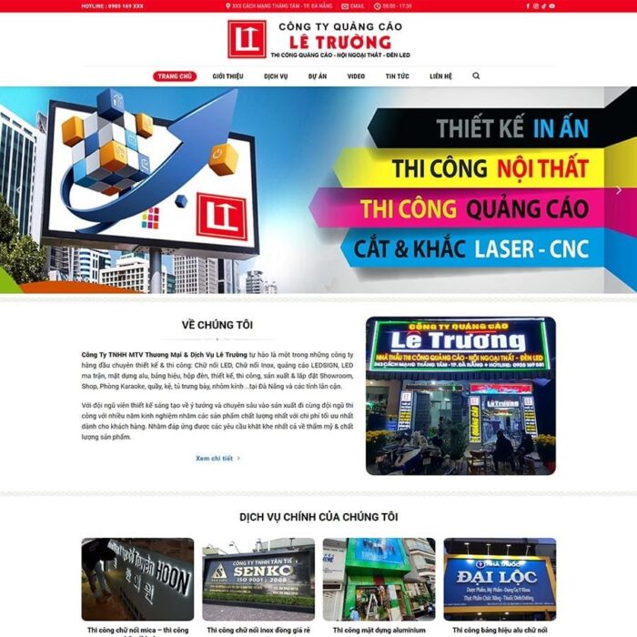 Thiết kế website chuyên nghiệp