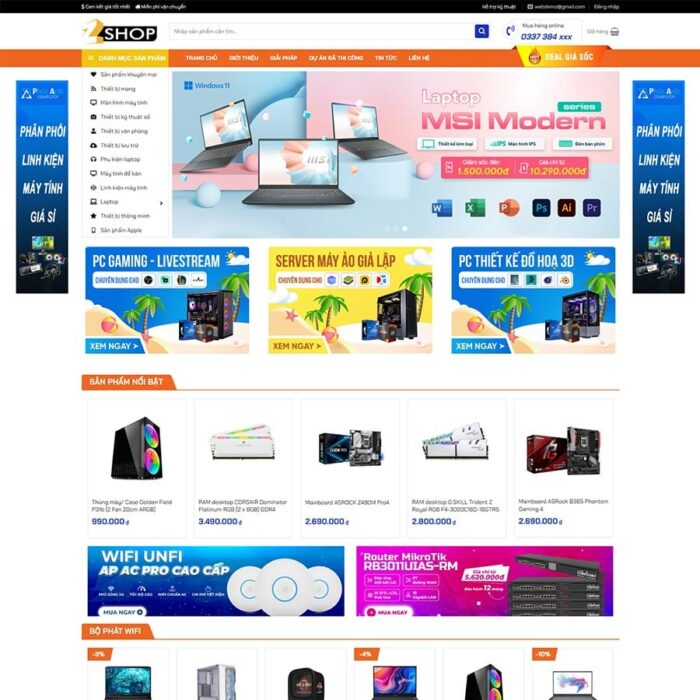 Thiết kế website chuyên nghiệp