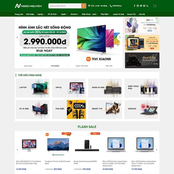 Thiết kế website chuyên nghiệp