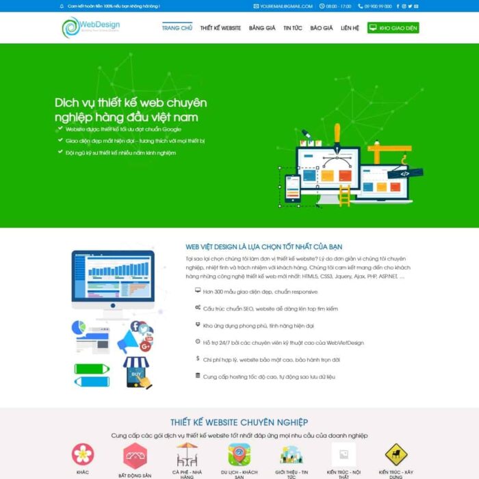 Thiết kế website chuyên nghiệp