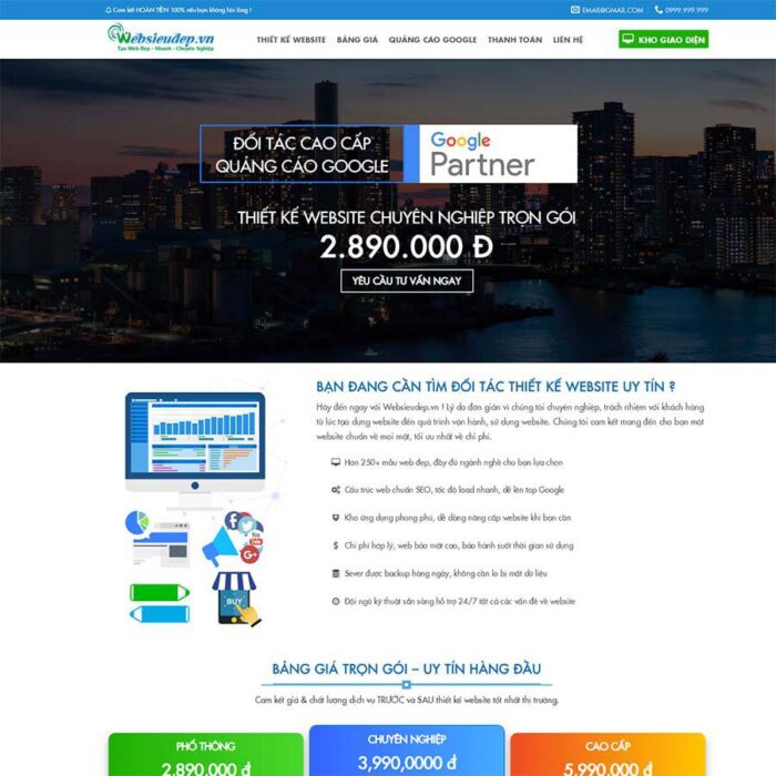 Thiết kế website chuyên nghiệp