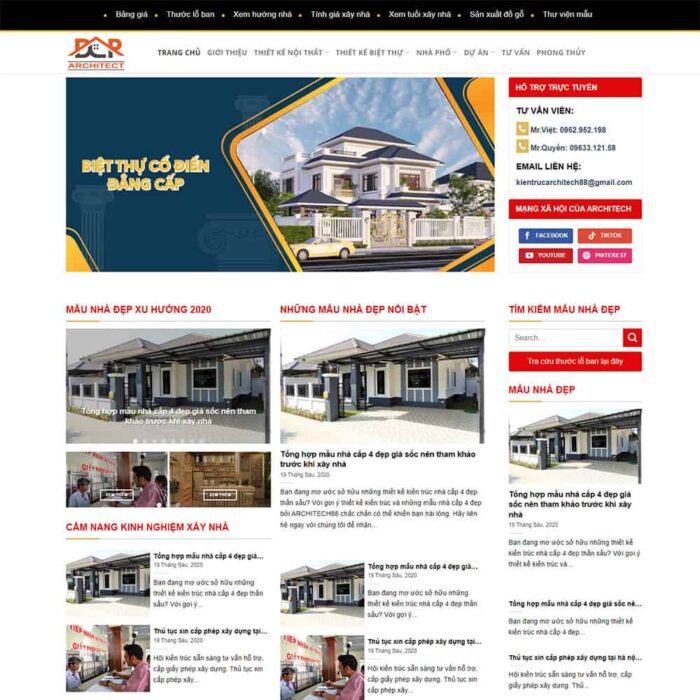 Thiết kế website chuyên nghiệp